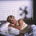 05-07-1985 Benny Neyman in studio te Amsterdam.

[keywords]Posed, Half Length, Eyecontact, Bed, Shadow[/keywords]